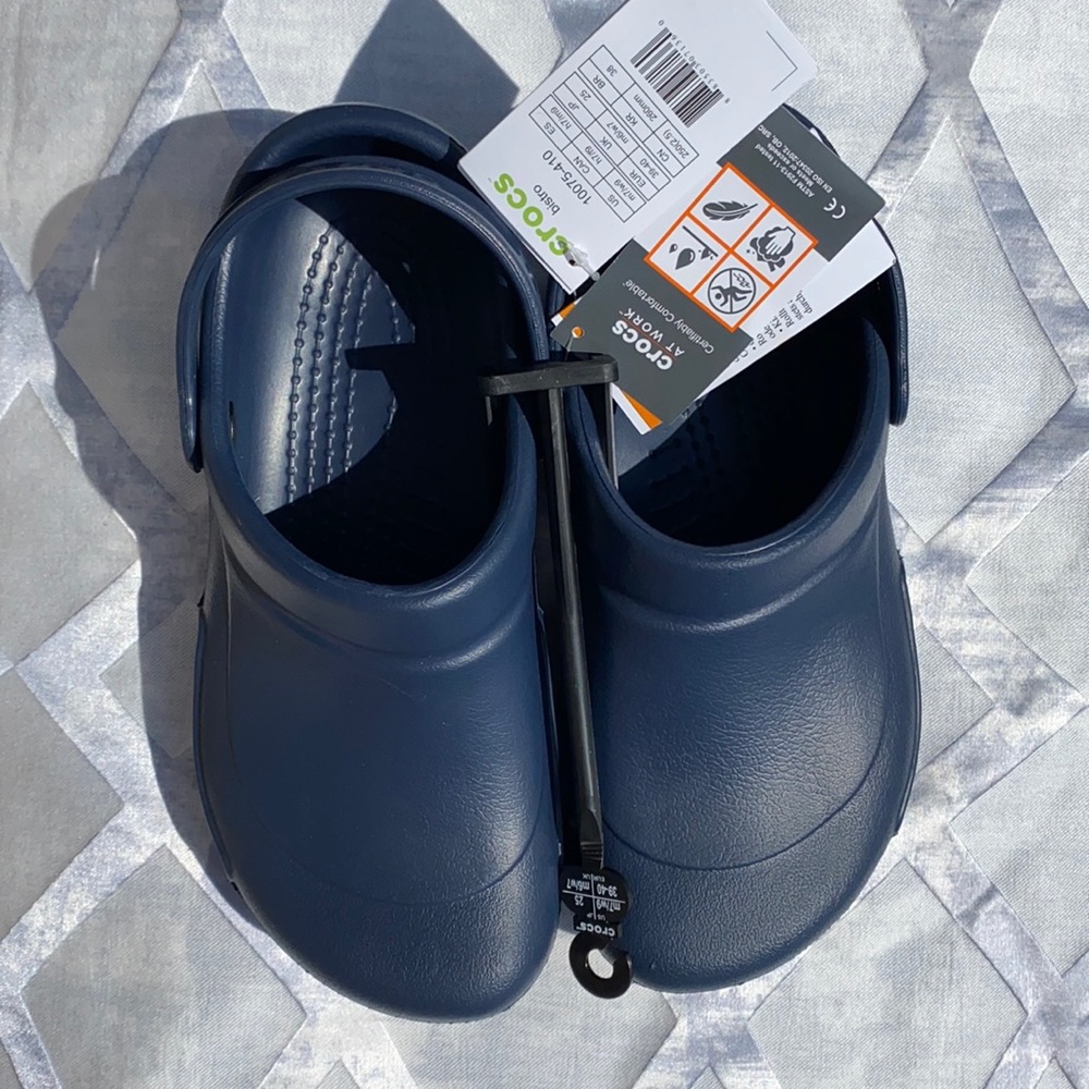 NEW Crocs Unisex-Adult Men's and Women's Bistro Clog | Slip Resistant Work Shoes